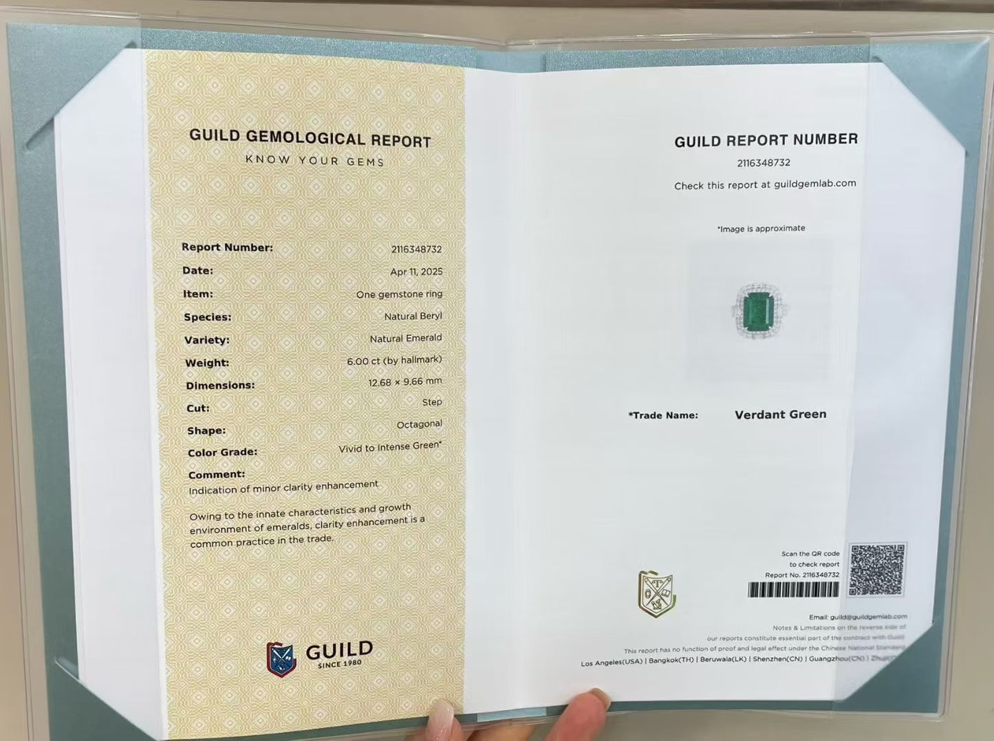 Elegant Luxury Halo Design | 18K Gold 6.00ct Emerald Diamond Engage