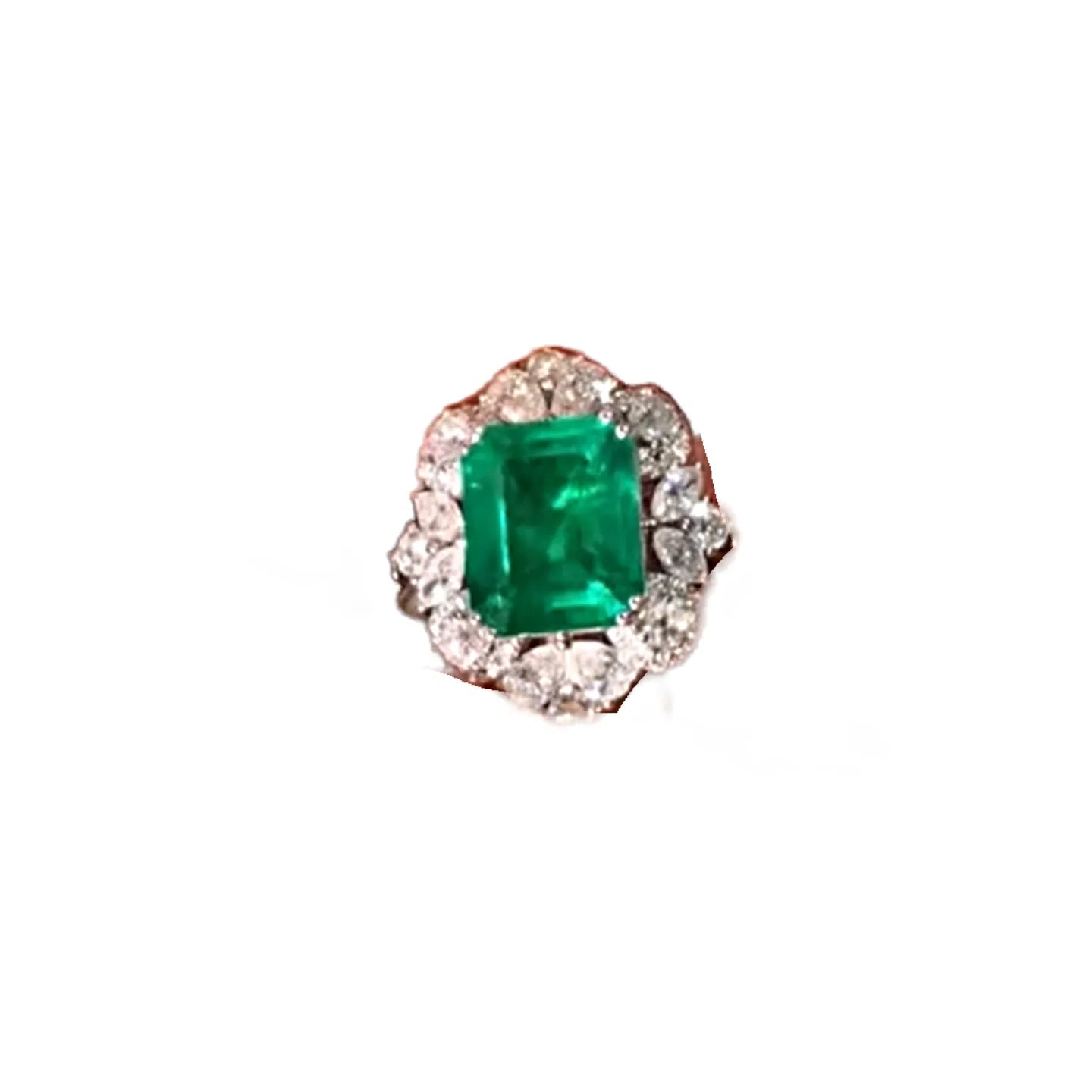 3.83ct Natural Emerald Ring/Pendant Convertible