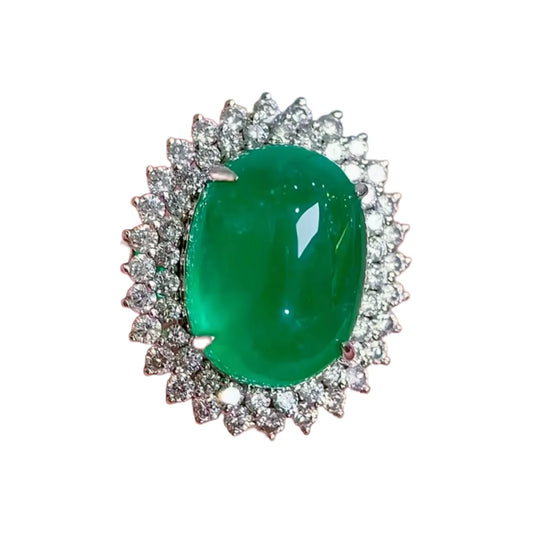 12.2ct Emerald Ring/Pendant Combo, Sourced from Colombia