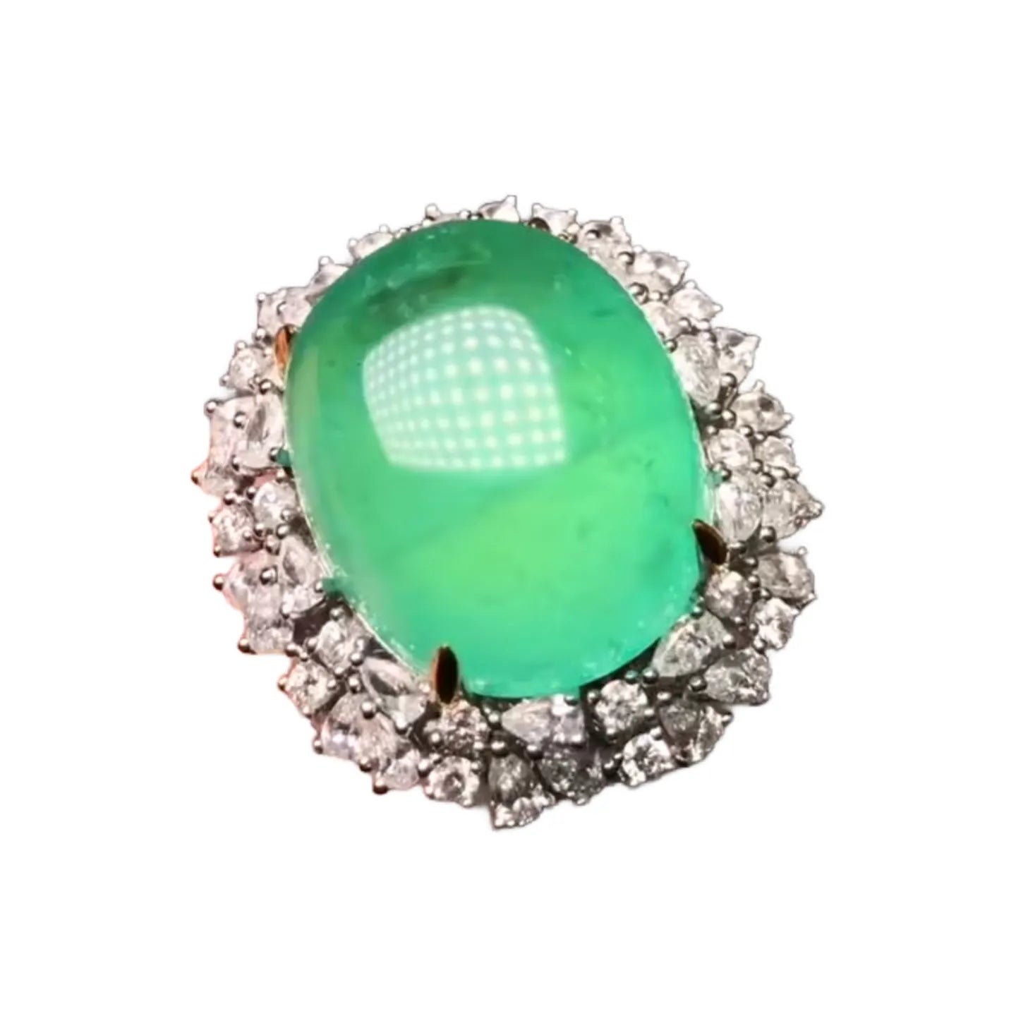18.68ct Colombian Emerald Ring/Pendant Convertible Design