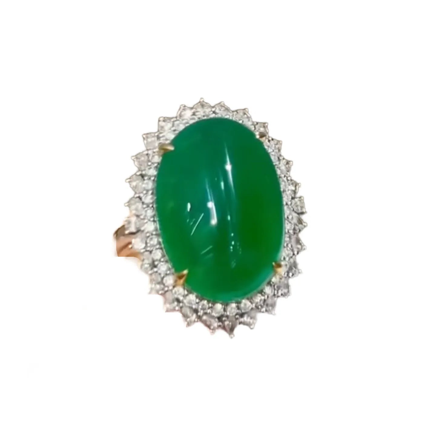 18K Gold 14.97ct Emerald Ring/Pendant