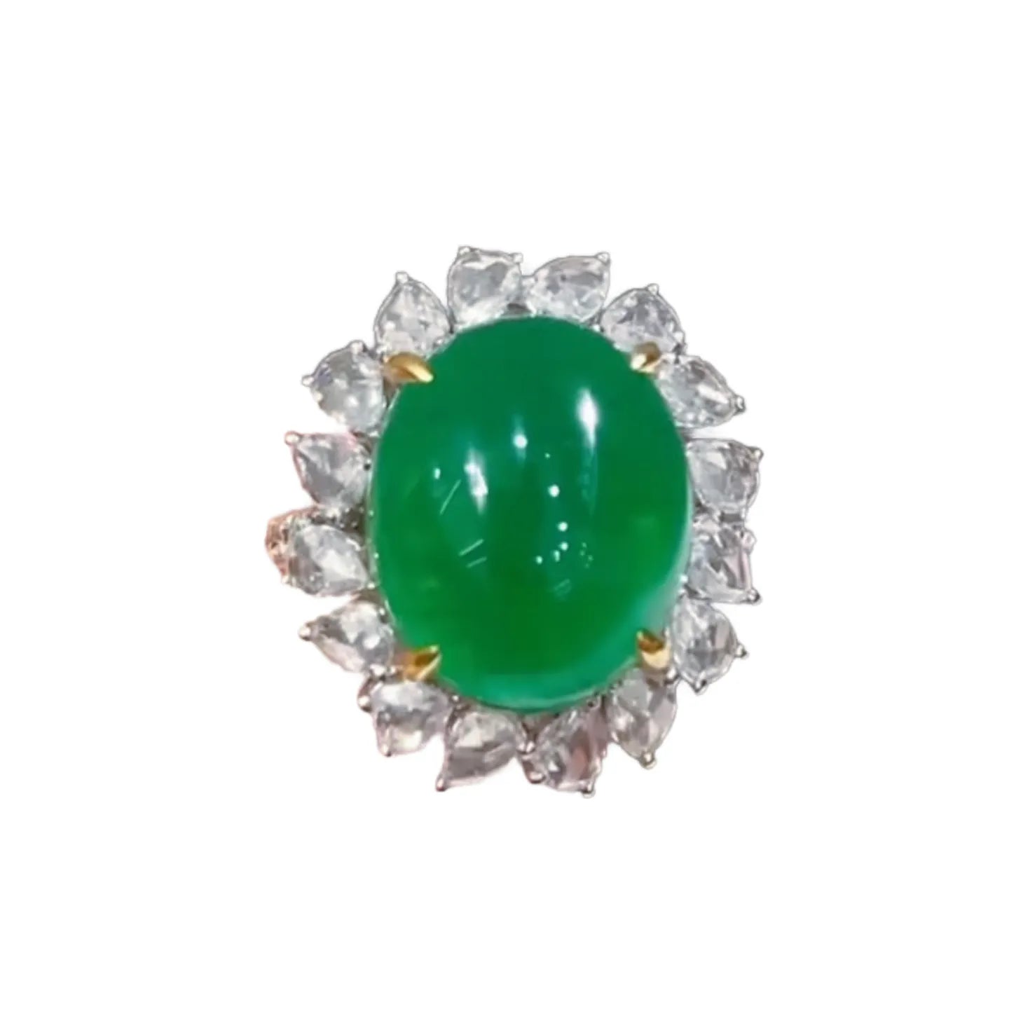 18K Gold 10.57ct Premium Emerald Ring