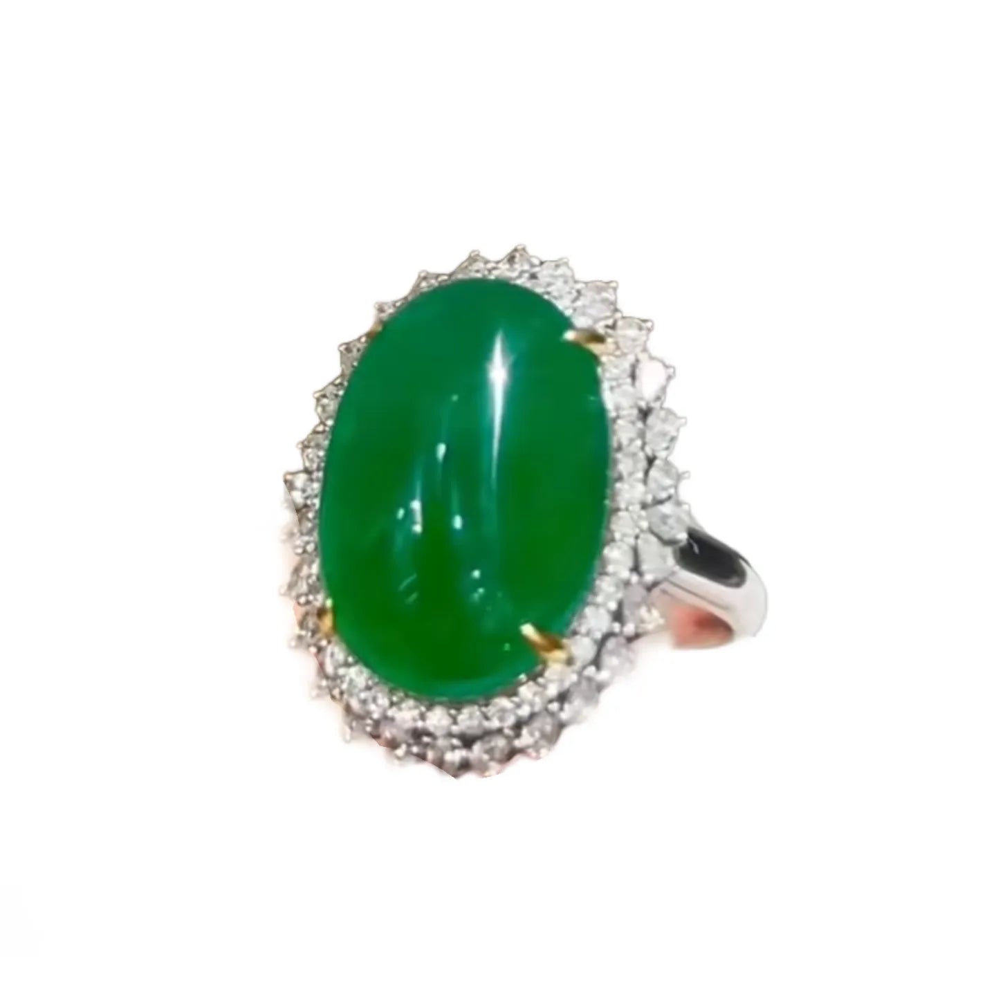 18K Gold 14.97ct Emerald Ring/Pendant