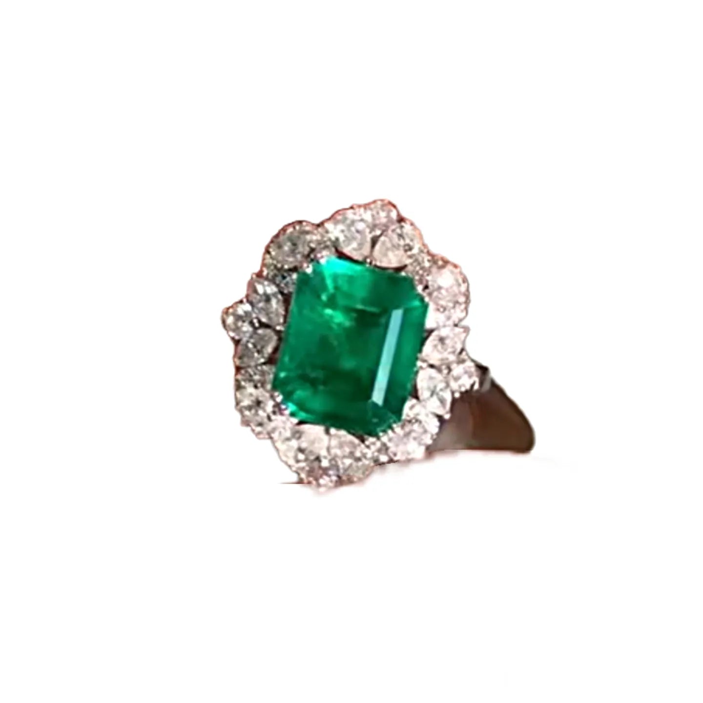 3.83ct Natural Emerald Ring/Pendant Convertible