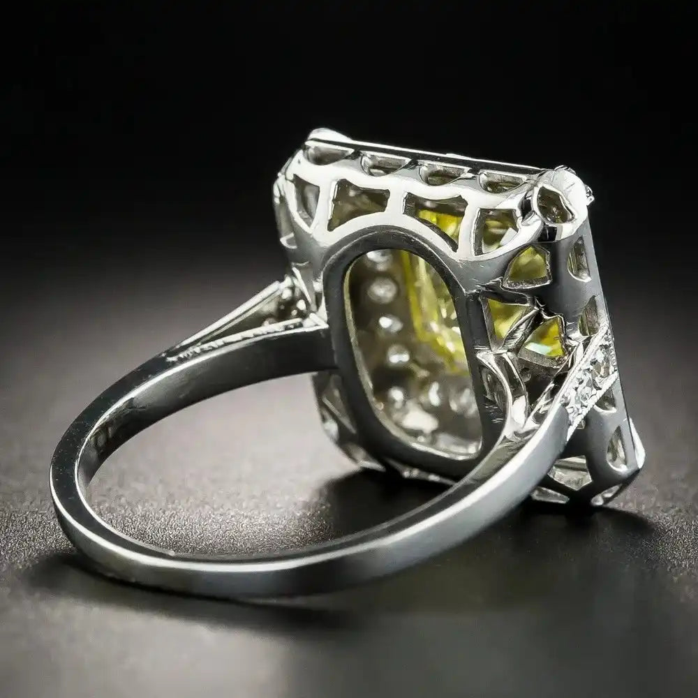 Princess Engagement Ring 2ct 925 Silver Spinel