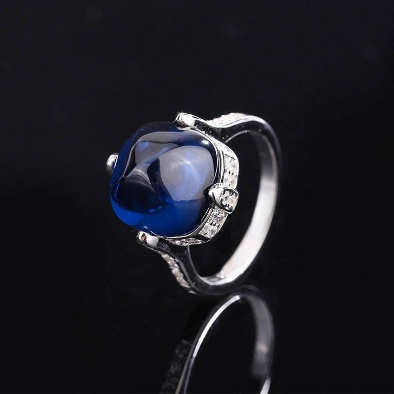 Sugar Tower Engagement Ring 12*12 925 Silver High Carbon Diamond