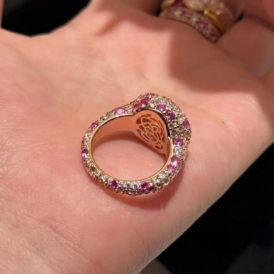 Round Engagement Ring 925 Silver High Carbon Diamond