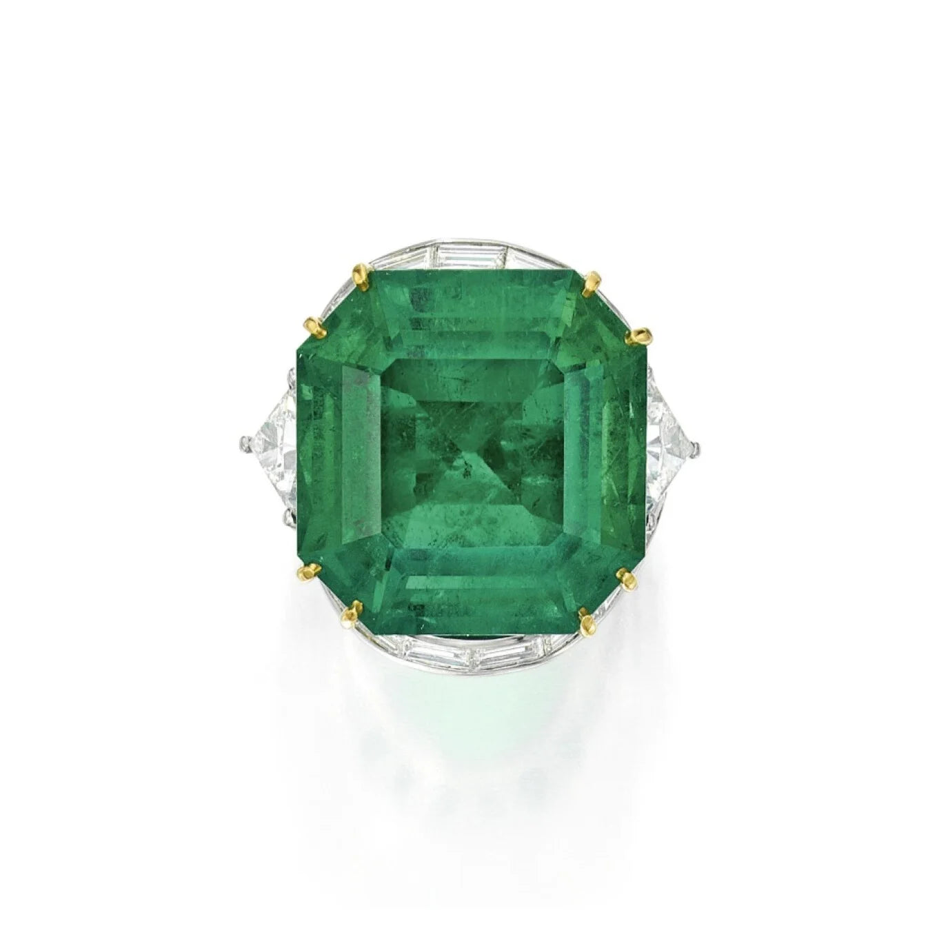 Asscher Engagement Ring 925 Silver High Carbon Diamond