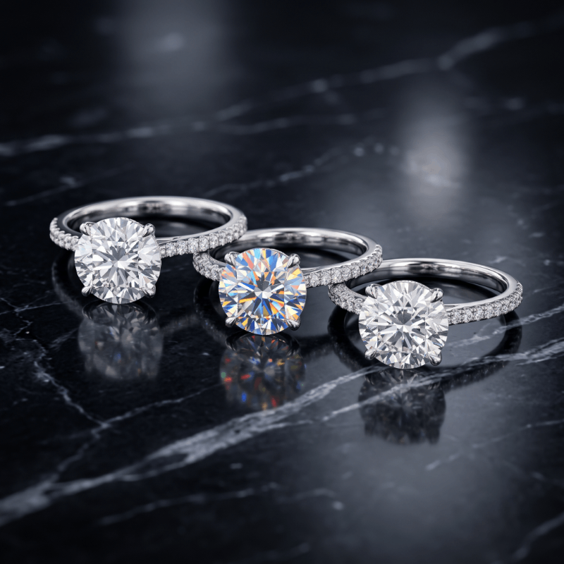 High Carbon Diamond vs Moissanite vs Lab Diamond: Which One Should You Choose?
