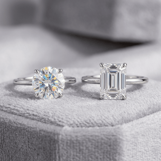 The Ultimate Guide to Choosing the Perfect Moissanite Engagement Ring: From Classic Round Brilliants to Sophisticated Emerald Cuts