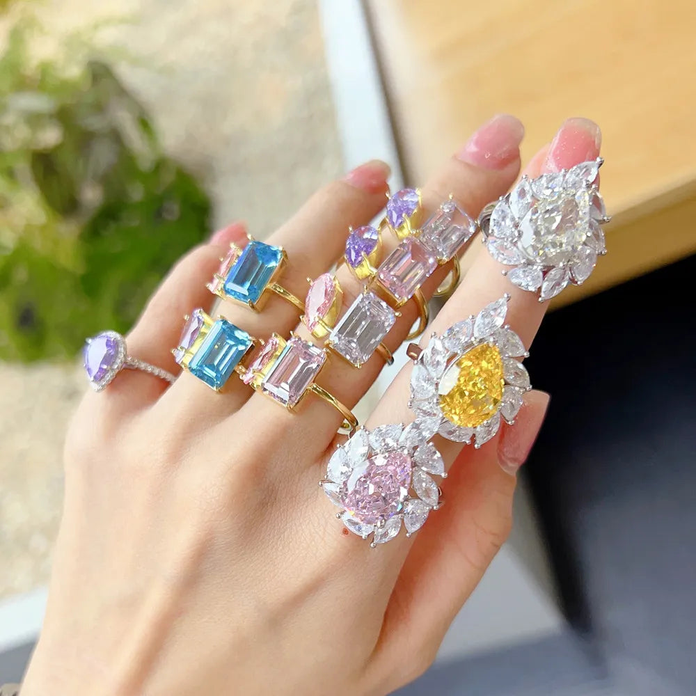 High Carbon Diamond Engagement Rings