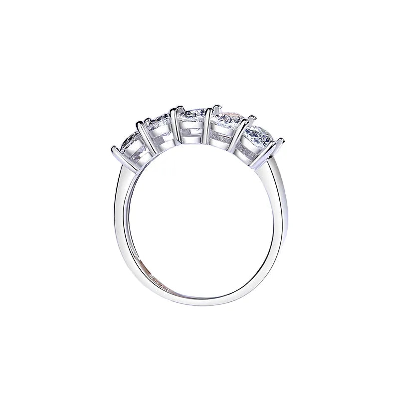 Oval Engagement Ring 4*6 925 Silver Zircon